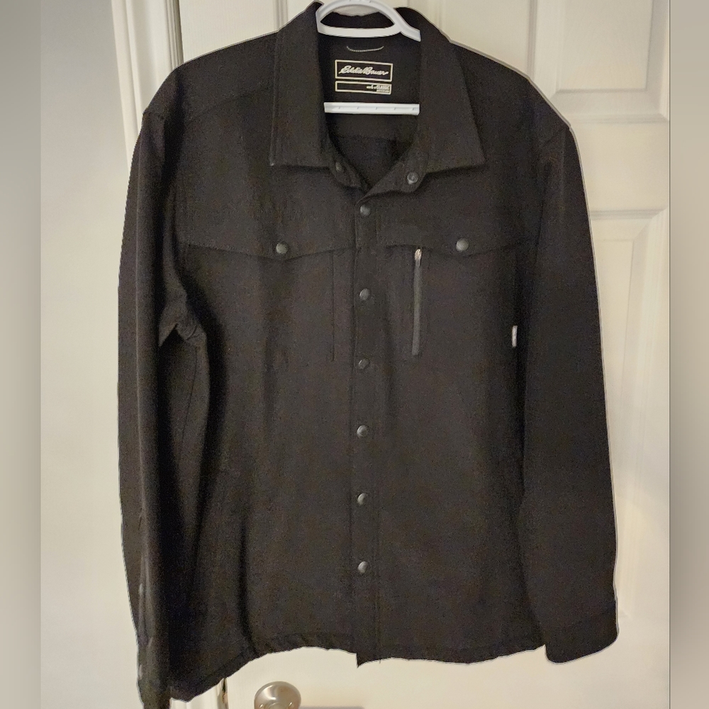 Eddie Bauer Fleece Lined Button Down Shirt